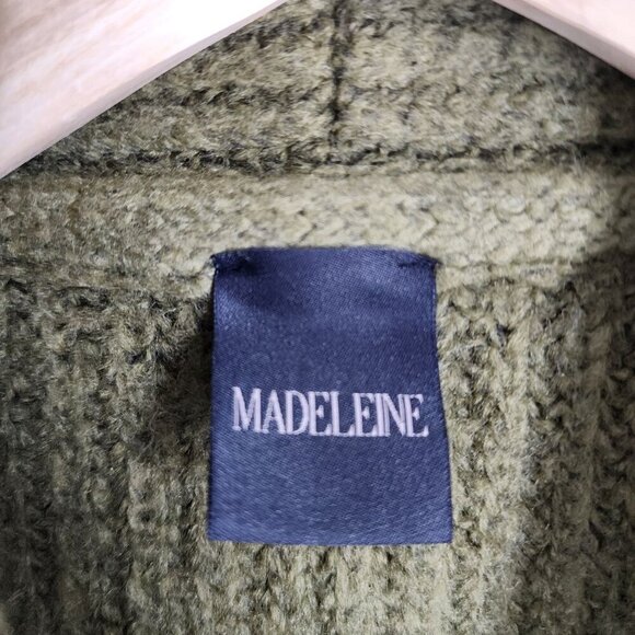 Madeleine Long Cardigan with Lustre Chunky Knit Shawl Collar Women's Size OS - Picture 10 of 12